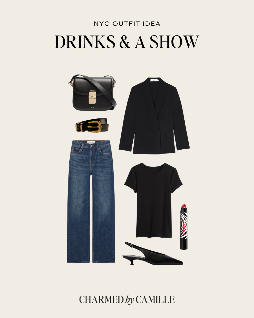 An easy outfit for getting drinks and seeing a show in NYC this spring! These are my go-to jeans and are so easy to dress up with a blazer for a show, or down with sneakers for exploring the city. 

 #LTKootd #LTKSeasonal