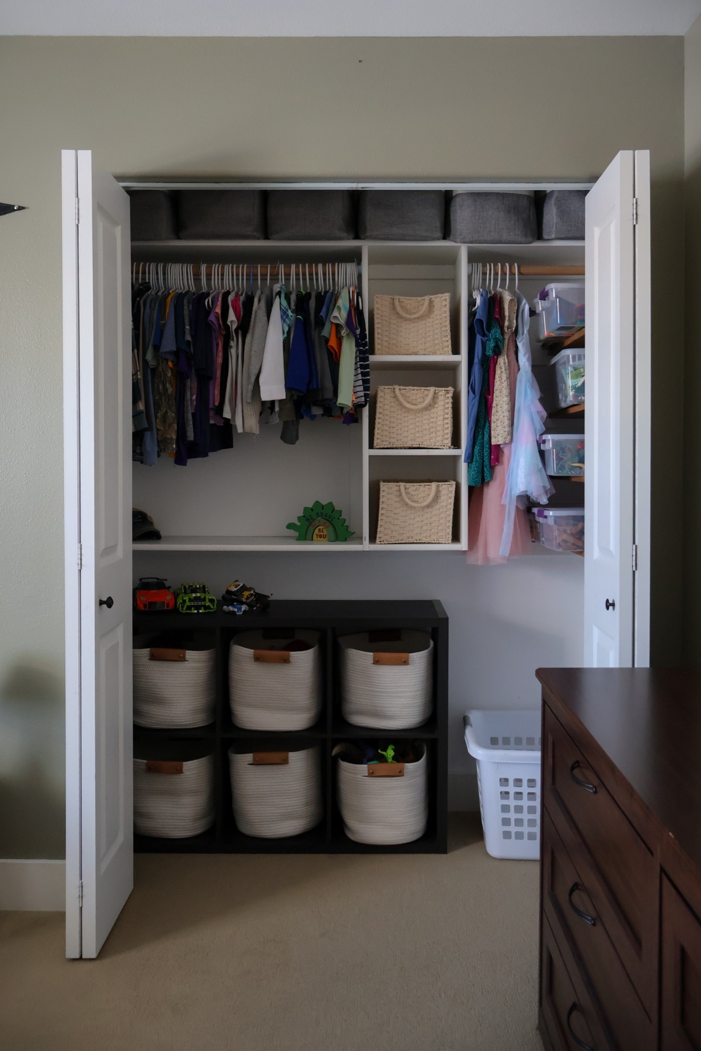 Kids closet organization 🧺 

#LTKFamily #LTKKids #LTKHome