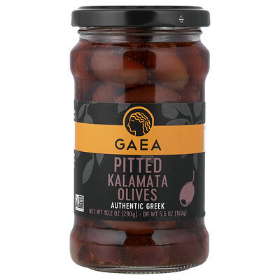Gaea, Pitted Kalamata Olives, 10.2 oz (290 g) | iHerb