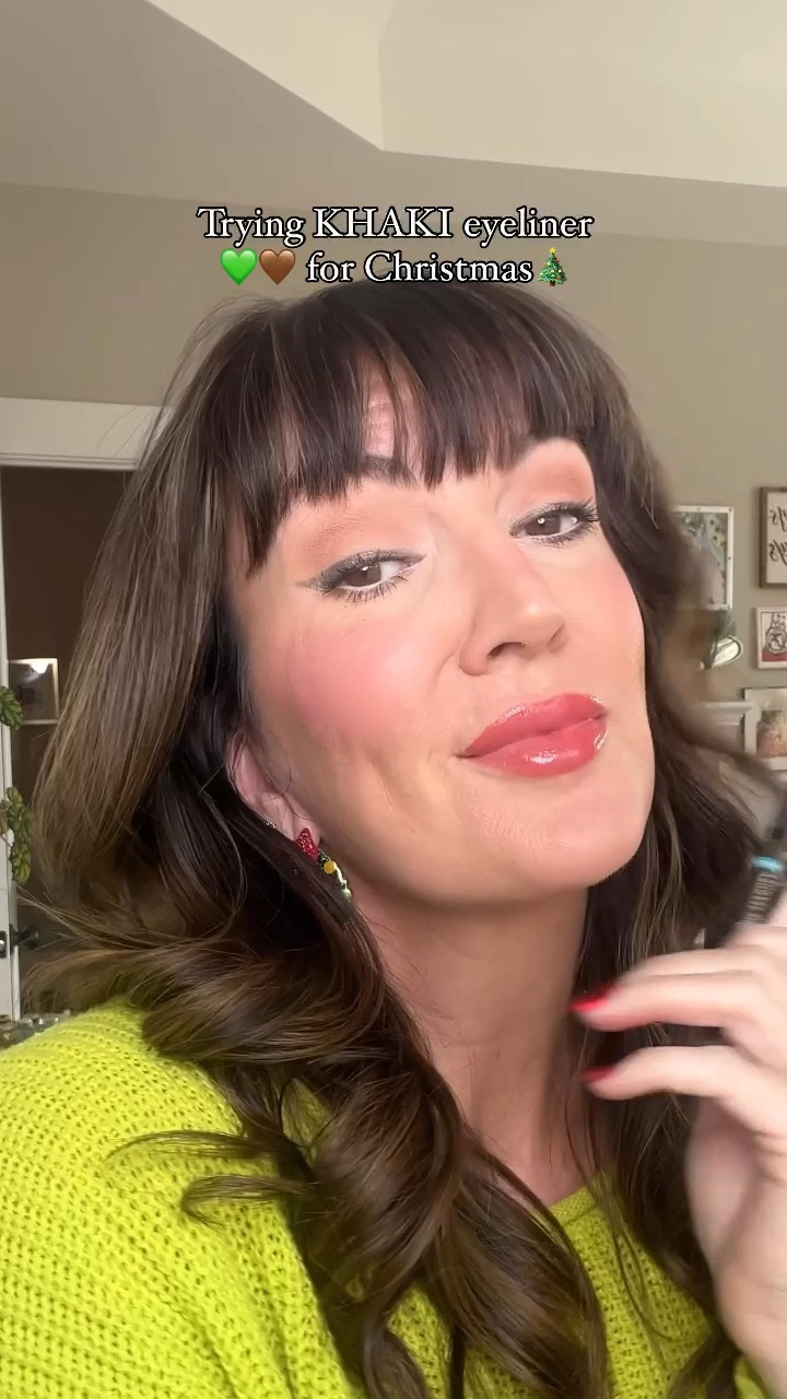 💚🤎 Khaki eyeliners to try if you’re bored with brown and too scared to wear green! // wearing the Sephora collection shimmer khaki green shade 

#LTKHoliday #LTKBeauty #LTKOver40
