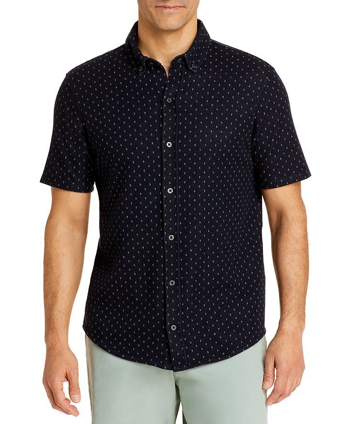 Jacquard Short Sleeve Button Down Shirt | Bloomingdale's (US)