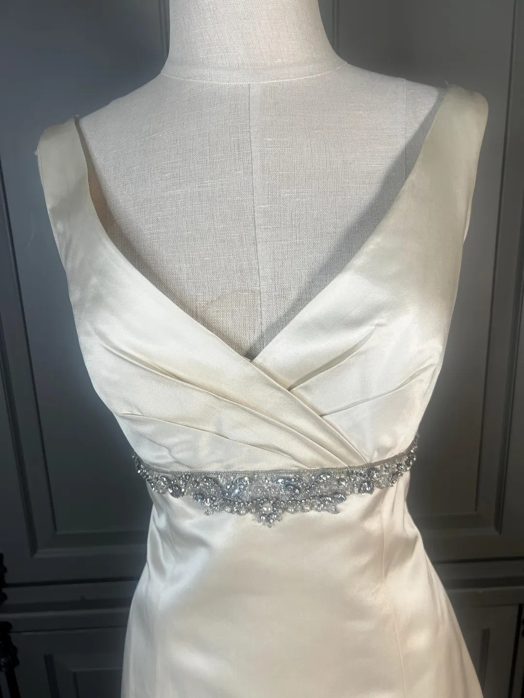 NWT Alvina Valenta Couture silk fit n flare champagne gown Size 6 | Etsy (Global)
