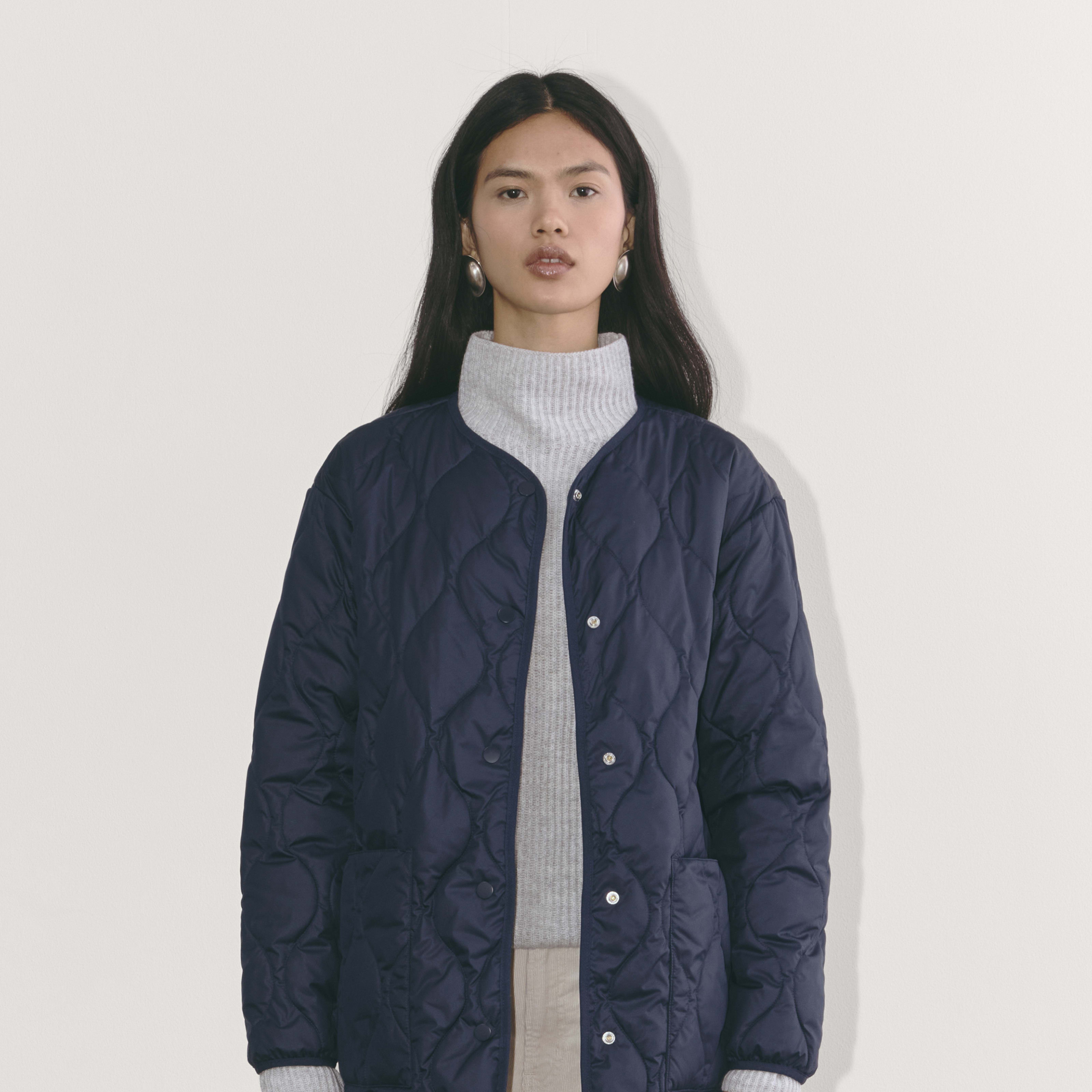 Women's Quilted Liner by Everlane in Navy, Size XXS | Everlane