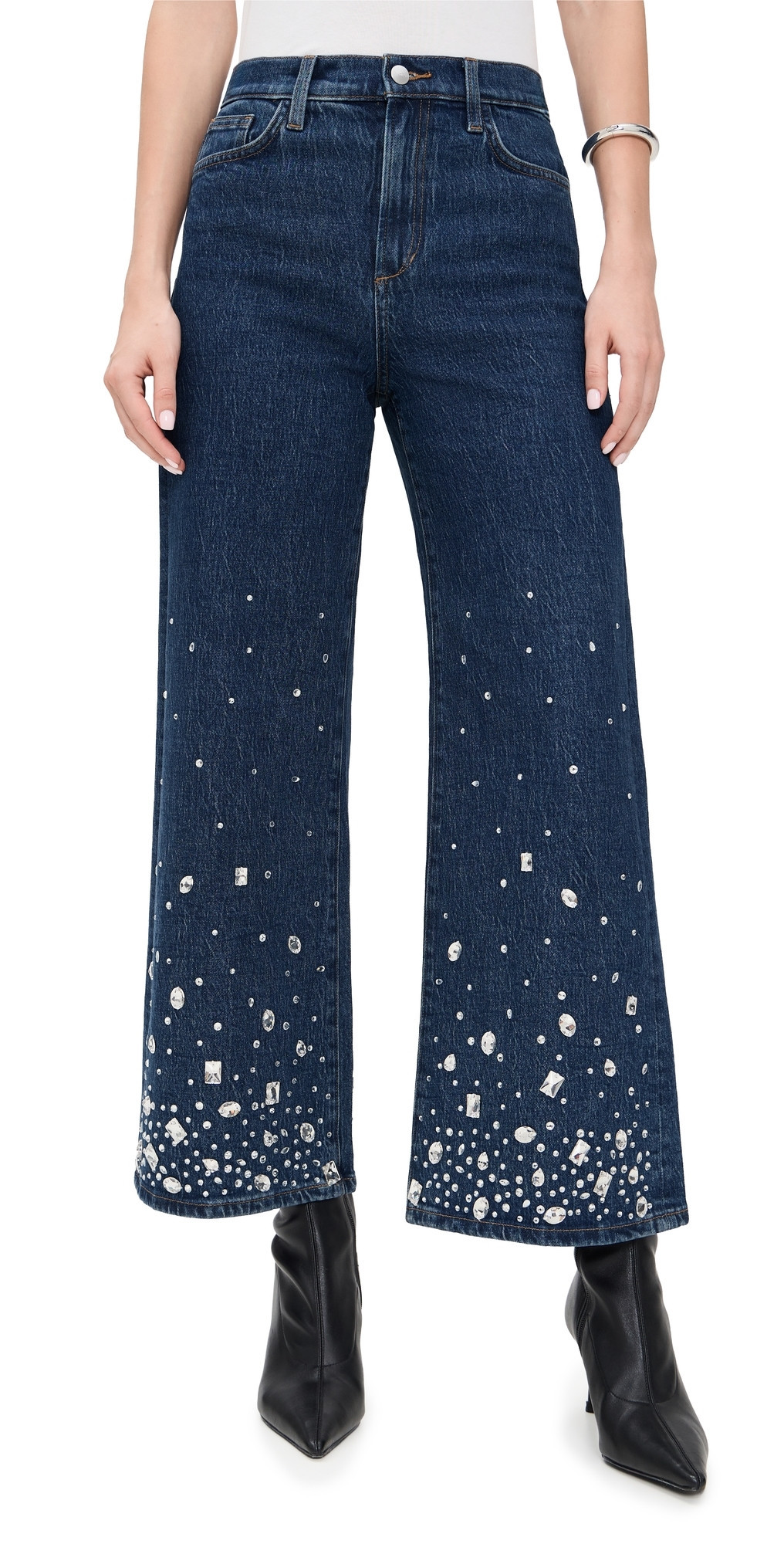 Joe's Jeans The Mia Ankle Stone Embellished Jeans Crystal Sky 29 | Shopbop