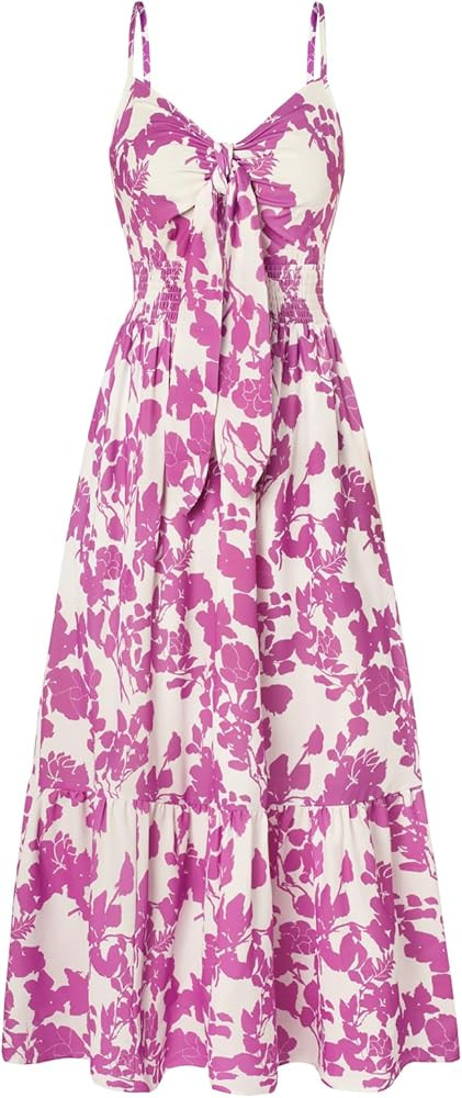 GRACE KARIN Womens Summer Floral Maxi Dresses 2026 Long Flowy Boho Dress Beach Vacation Sundresse... | Amazon (US)