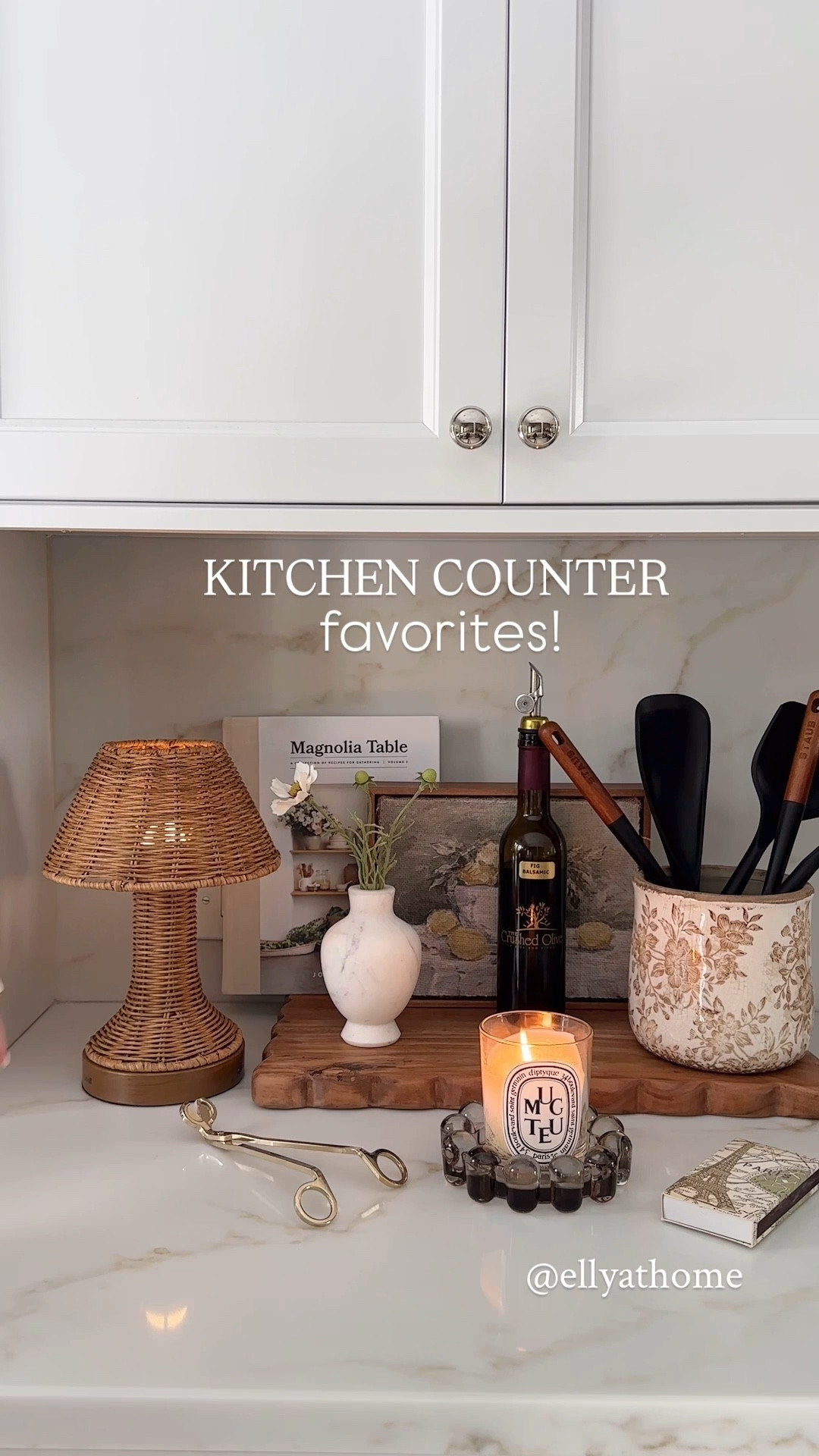 Kitchen counter styling favorites! Shop salt and pepper mills, oil and vinegar jars with a variety of label choices, best selling planter, touch light, artwork, trays, utensils and more! Amazon home, Target, Williams Sonoma, magnolia home  

#LTKHome #LTKSaleAlert