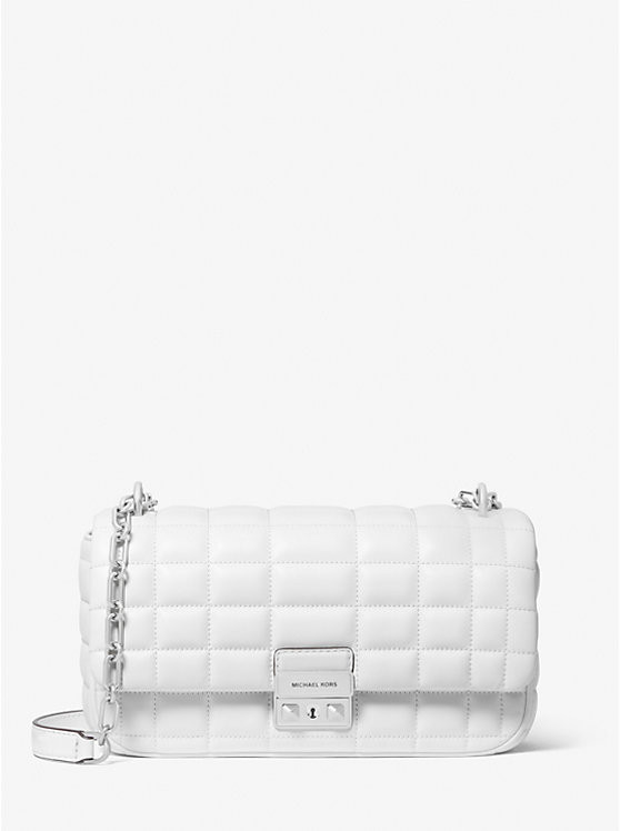 Tribeca Large Quilted Leather Shoulder Bag | Michael Kors US