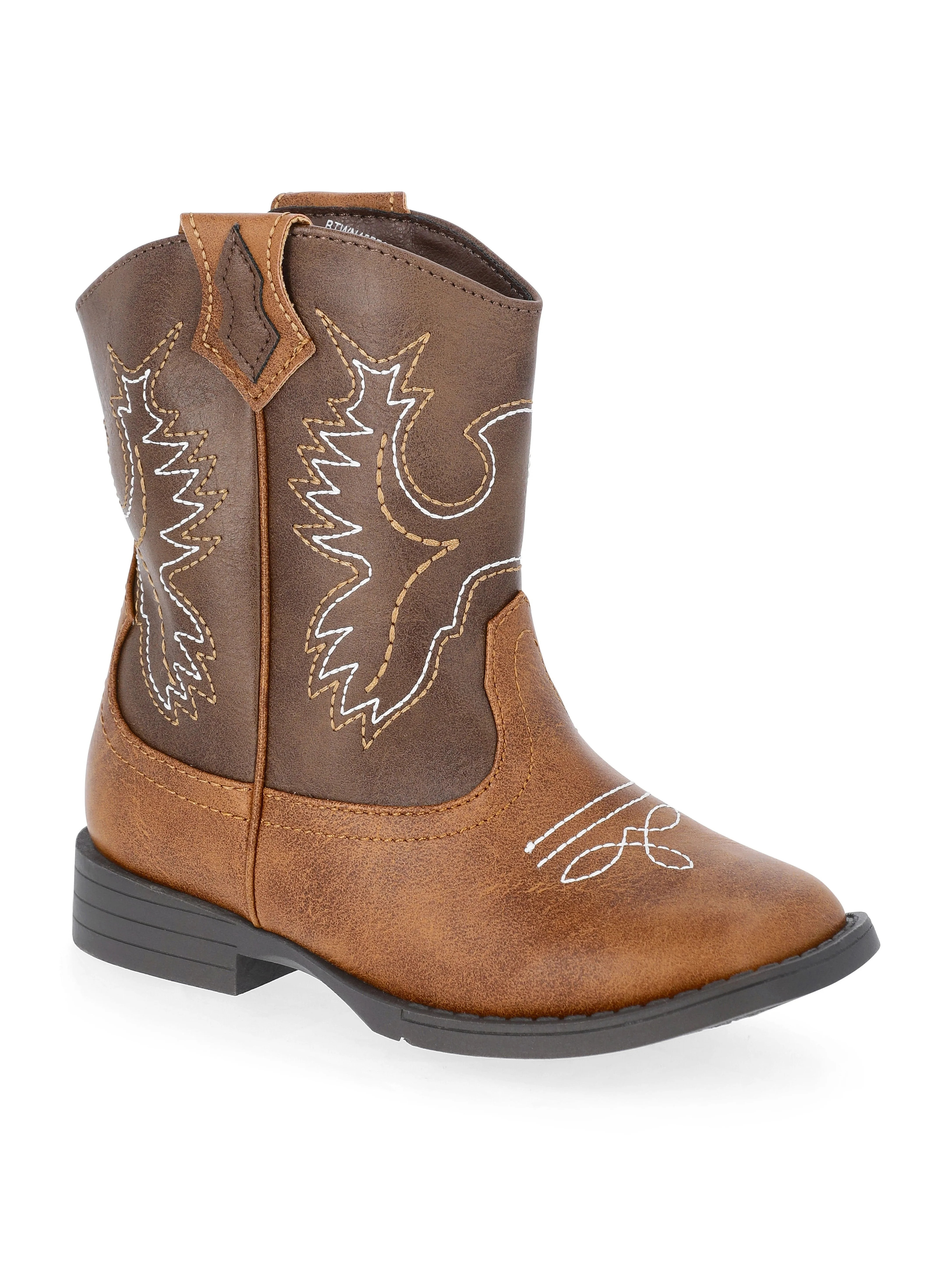 Wonder Nation Toddler & Boys Western Boot - Walmart.com | Walmart (US)