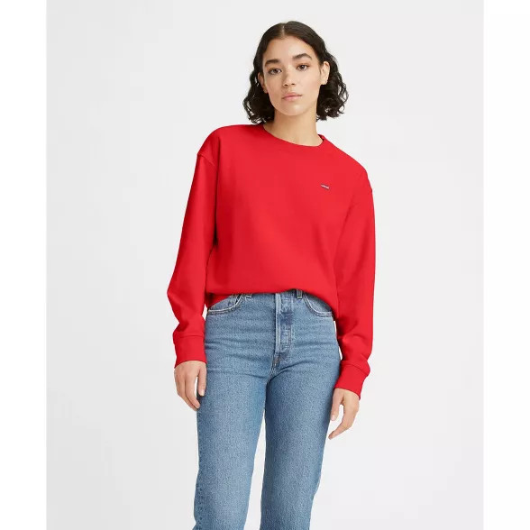 Levi's® Women's Graphic Sweatshirt - Cherry Red | Target