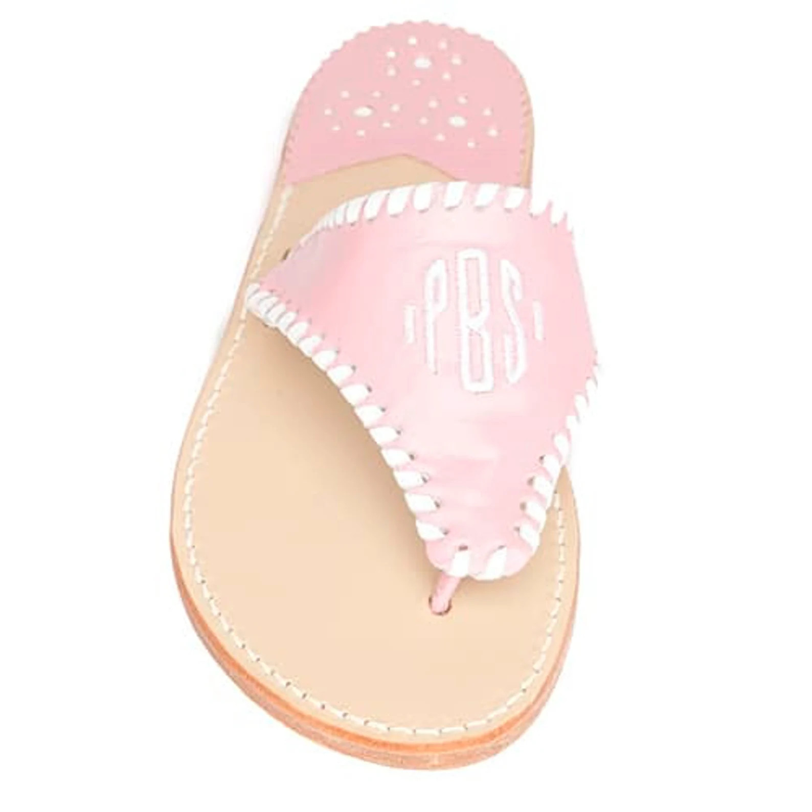 Authentic Custom Monogrammed Palm Beach Sandals - Choose Your Colors - Wedding Sandals, Custom Sa... | Etsy (US)