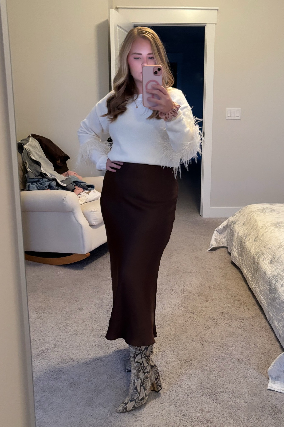 Today’s recital look, this chocolate brown skirt is going to become a staple! 

#LTKSeasonal #LTKHoliday #LTKCyberWeek