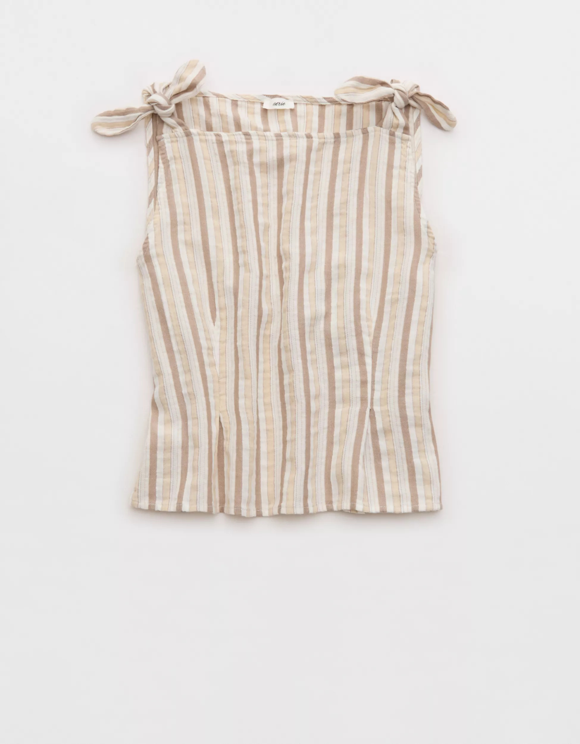 Aerie Day-Off Shoulder Tie Top | Aerie