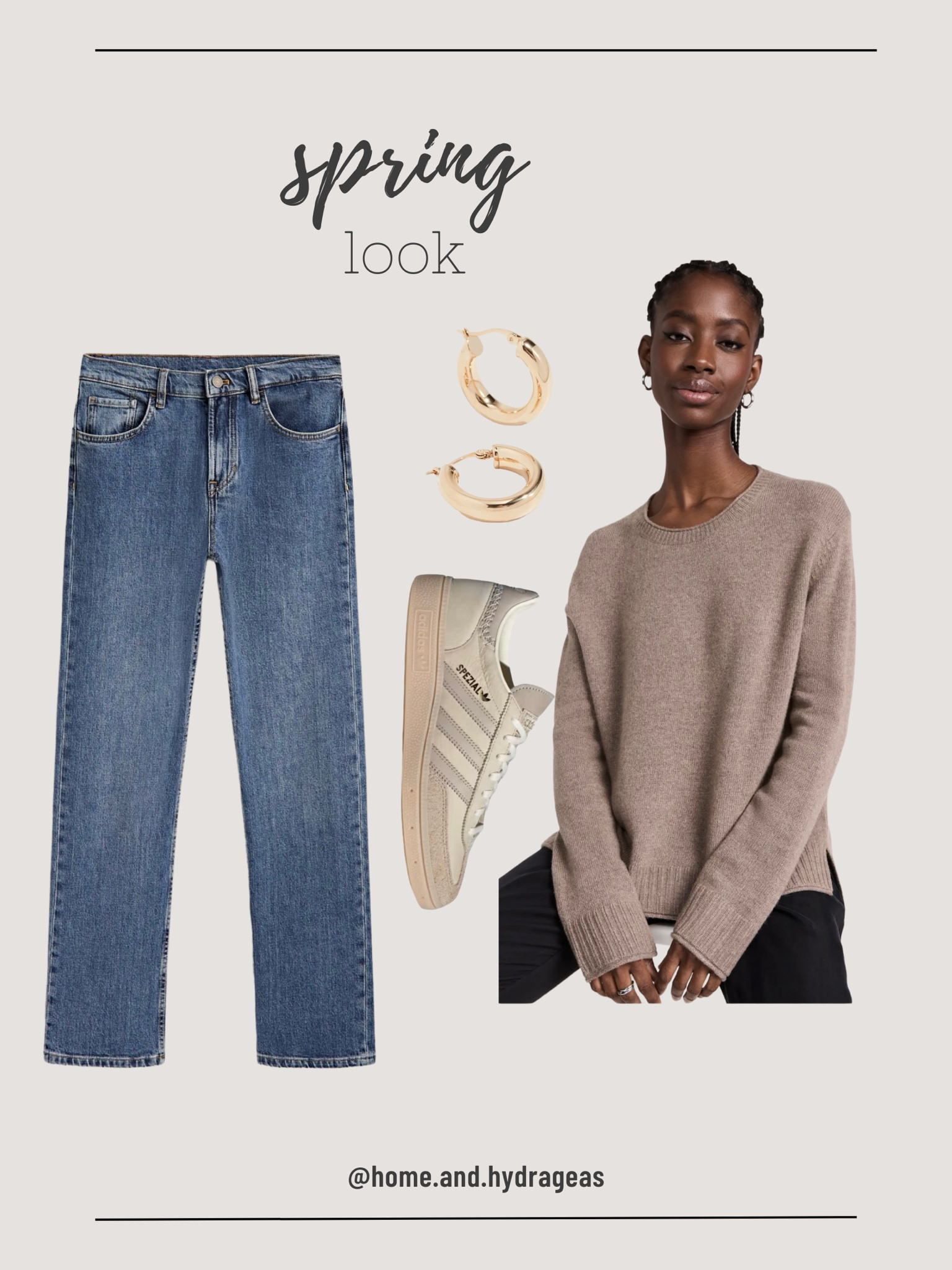 Every polished comfy spring look
#adidas #spezial #huggies #jeans #shopbop

#LTKstyletip #LTKSeasonal #LTKshoecrush