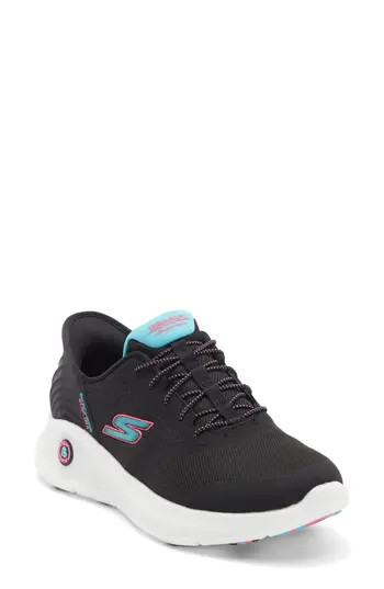 SKECHERS Slip-Ins Go Walk Anywhere Sneaker in Black Multi at Nordstrom Rack, Size 8 | Nordstrom Rack