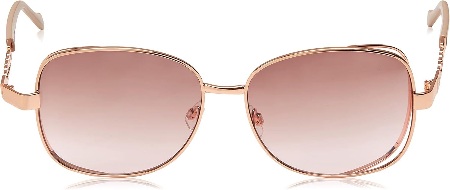 Jessica Simpson J5512 Metal Chain UV Protective Women's Square Sunglasses. Glam Gifts for Women, ... | Amazon (US)