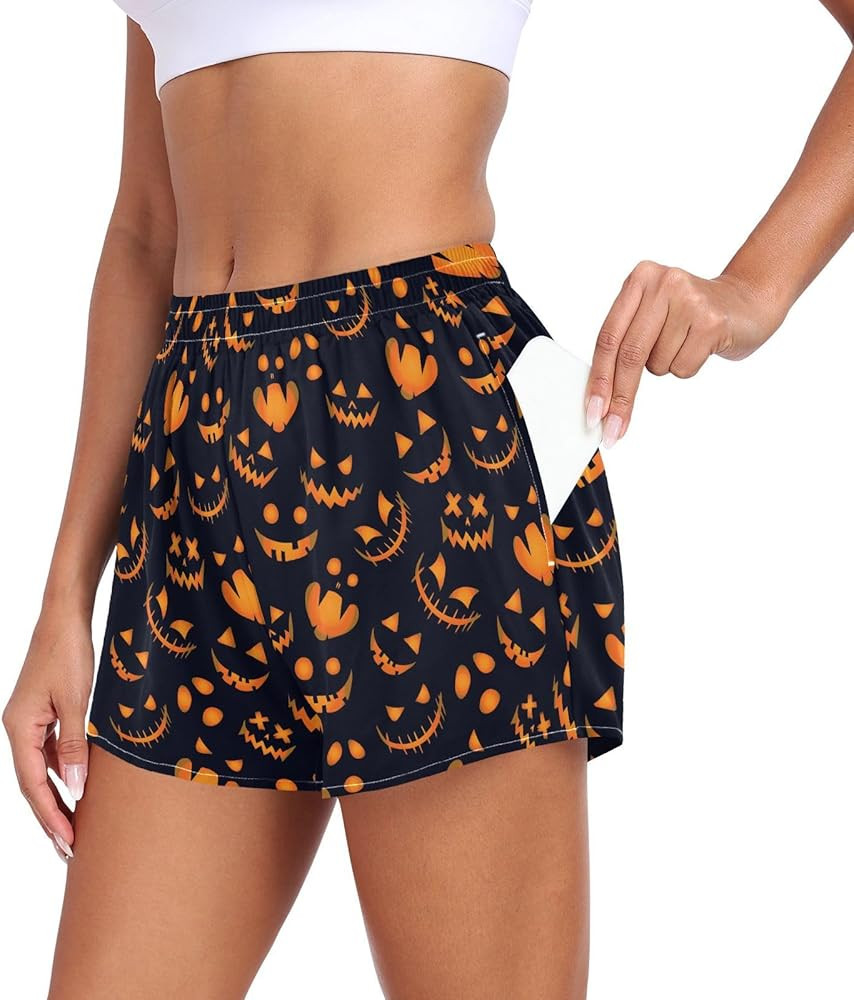 Laprad Women's Running Shorts Quick Dry Lightweight 3" Workout Shorts with Zipper Pocket | Amazon (US)