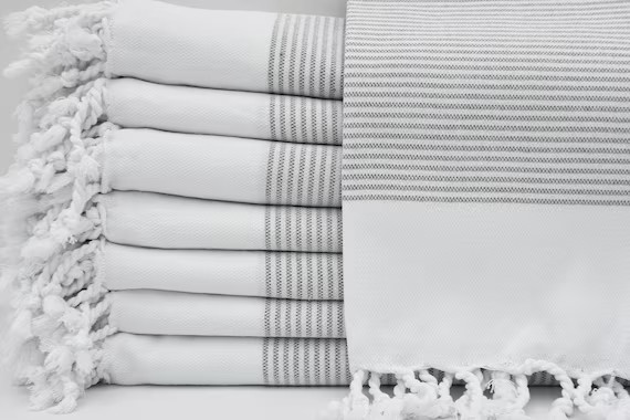 Turkish Hand Towel,Peshkir,Black Head Towel,Kitchen Towel,Turkish Face Towel,Tea Towel,Dish Towel... | Etsy (US)