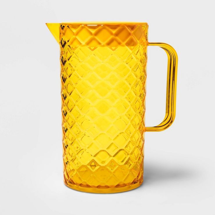 79oz Plastic Pineapple Textured Beverage Pitcher - Sun Squad™ | Target