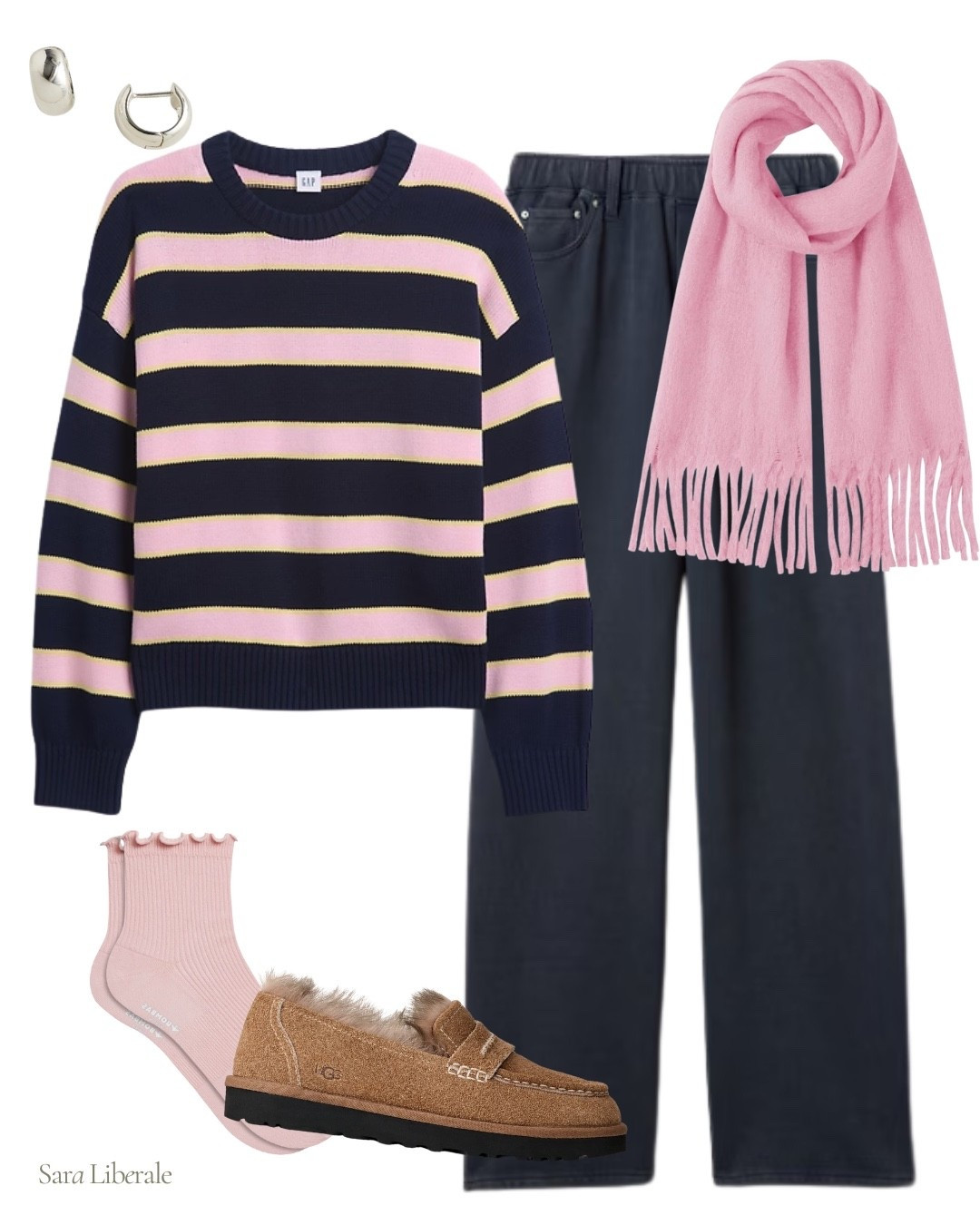 Looks like effort. Feels like pajamas.
A striped sweater, relaxed denim, and cozy loafers is my go-to when I want comfort without looking lazy.

#LTKootd