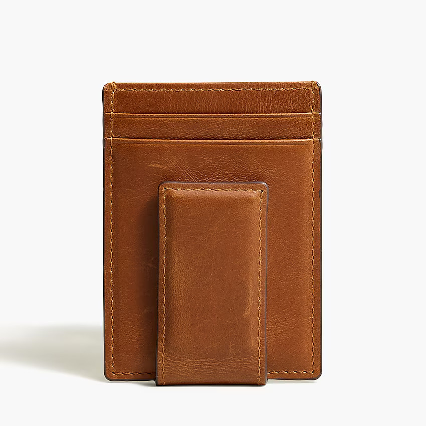 Leather money clip | J.Crew Factory