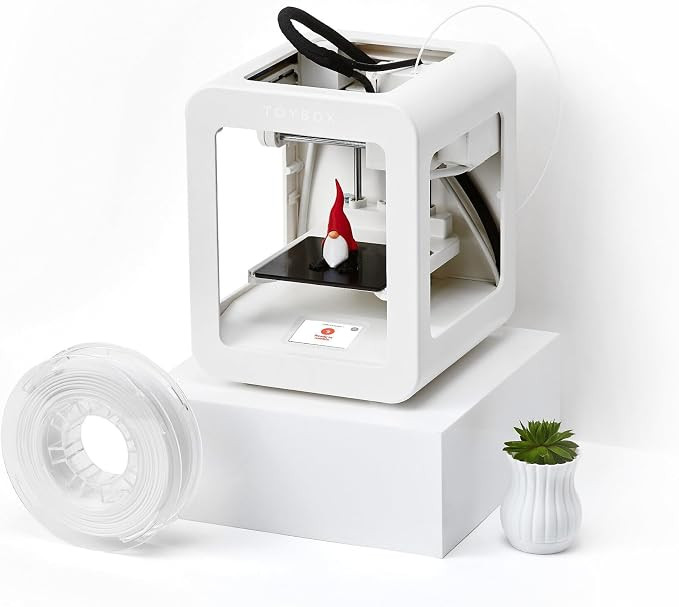 Toybox 3D Printer for Beginners and Kids with Easy Setup, Safe Design, Free App with Access to 10... | Amazon (US)