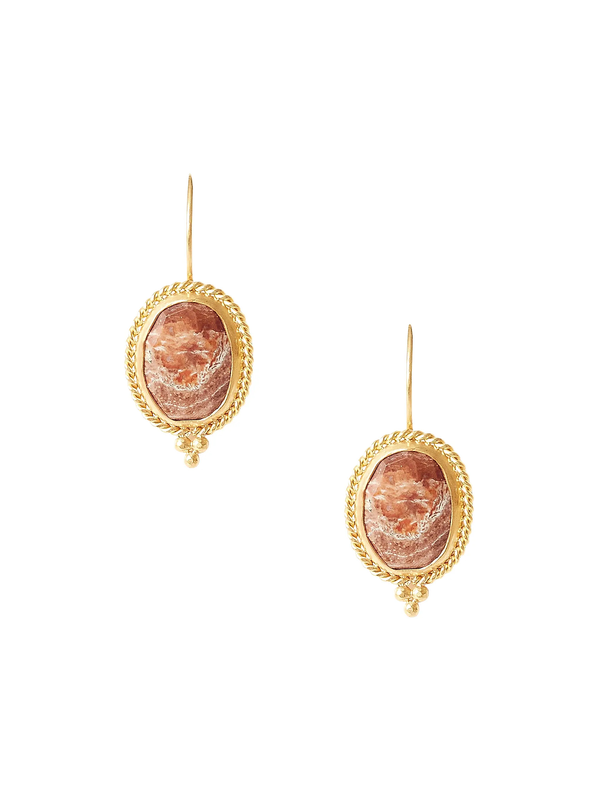 18K-Gold-Plated & Emerald Drop Earrings | Saks Fifth Avenue