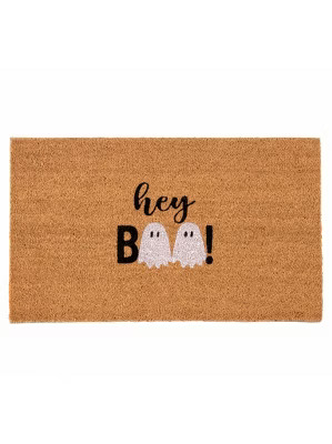 Shiraleah "Hey Boo" Ghost Fall Doormat | Target