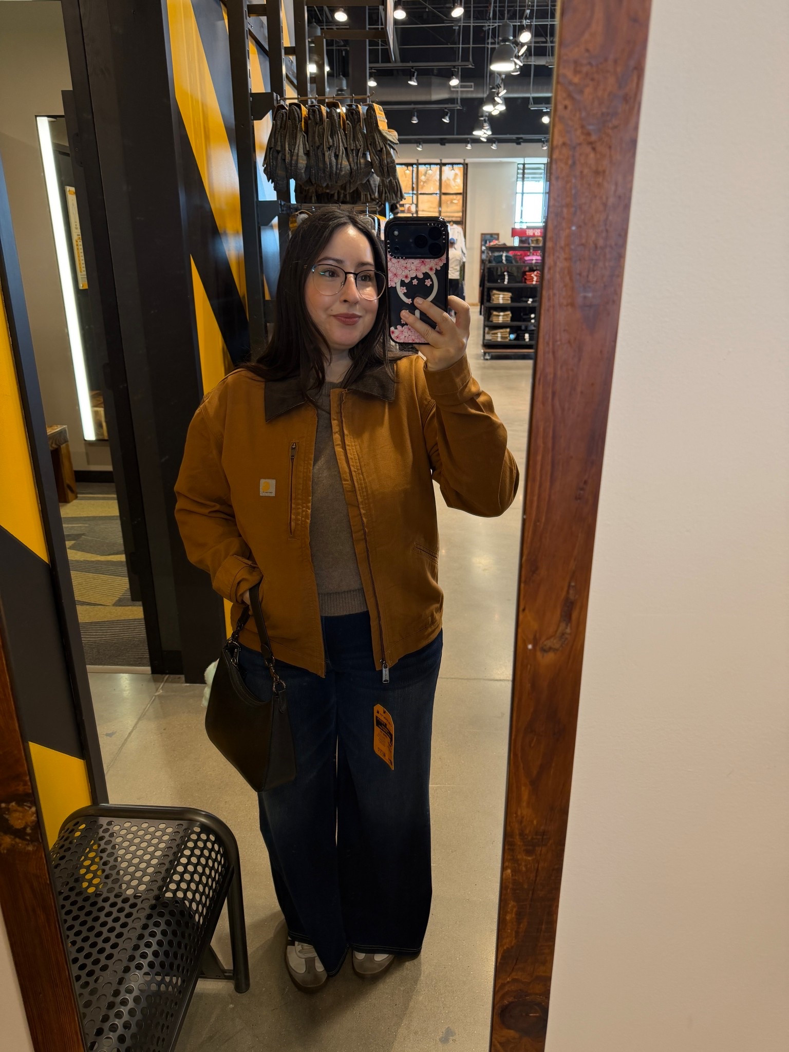 Petite Style | In store try-on | Women's Carhartt Detroit Canvas Jacket 

Size: Small
Color: Brown

#LTKSeasonal #LTKPetite #LTKdayinmylife