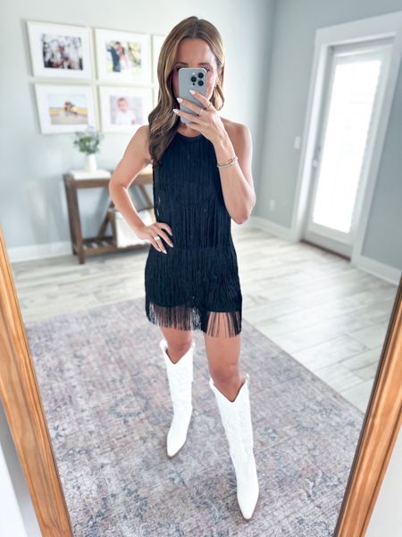Amazon country concert outfit. Amazon fringe romper in XS. Festival outfit. Nashville outfit. Bachelorette party. Amazon cowgirl boots are TTS and very comfortable + petite-friendly. 


#LTKshoecrush #LTKtravel #LTKFestival