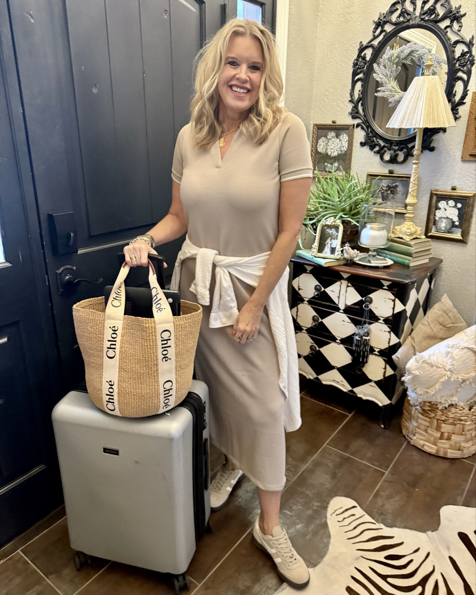 🚨Sale  Spanx 

Extra 30% off Spanx 

If you’ve been filling me for awhile, you know my love for Spanx clothing!

The quality, the Fit and the styles are so good! From athlete wear, causal everyday air essentials to great classic work wear pieces and closet staples! 
There’s never been a piece I haven’t loved!

This weekend get an extra 30% off Spanx best sellers !

This polo style maxi dress with side slits is so good! Comfortable, easy to wear and style! 
I love it for travel but it’s great for everyday wear too.
Fits tts I am in a med 

🚨Gauze white button up 
Around waist Vici sale  tts

Gola tennis shoes tts

Chloe straw bag 
Found a deal for you🚨

Vera Bradley suitcase 

Gold hoops Chicos 
Heart necklace Marcia Moran 


#LTKSaleAlert #LTKStyleTip #LTKPetite