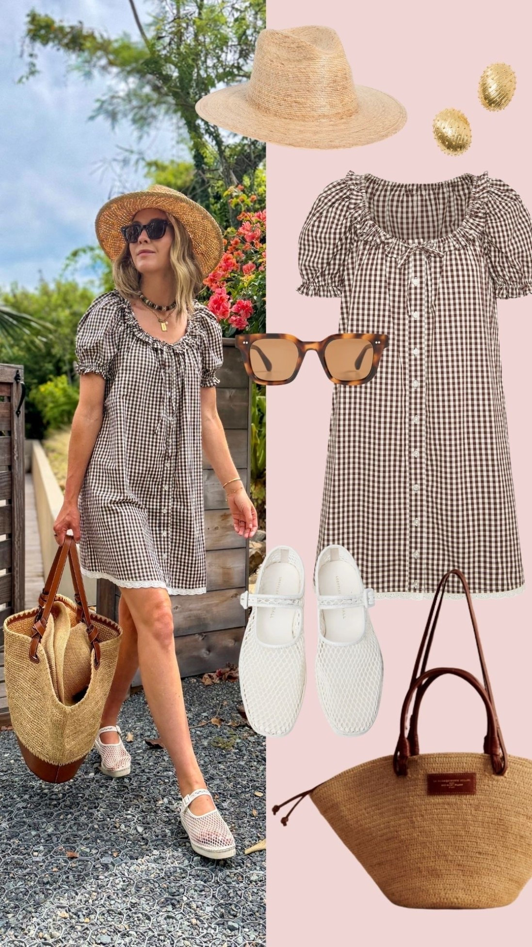 the best chocolate gingham mini dress for summer 🤎 i’ve gotten so much wear out of this dress! I love them hem on it and it goes with everything. So easy to throw on and go! Wearing a size xs

#LTKSeasonal #LTKootd