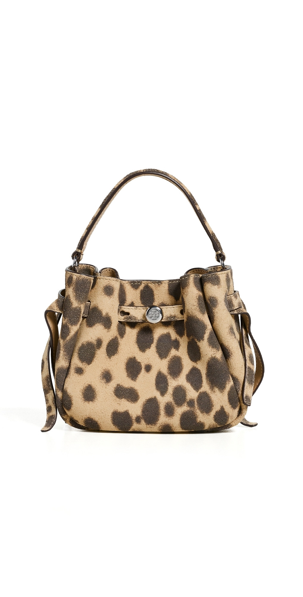 Tory Burch Romy Suede Mini Bucket Bag CHEETAH SPOTS One Size | Shopbop