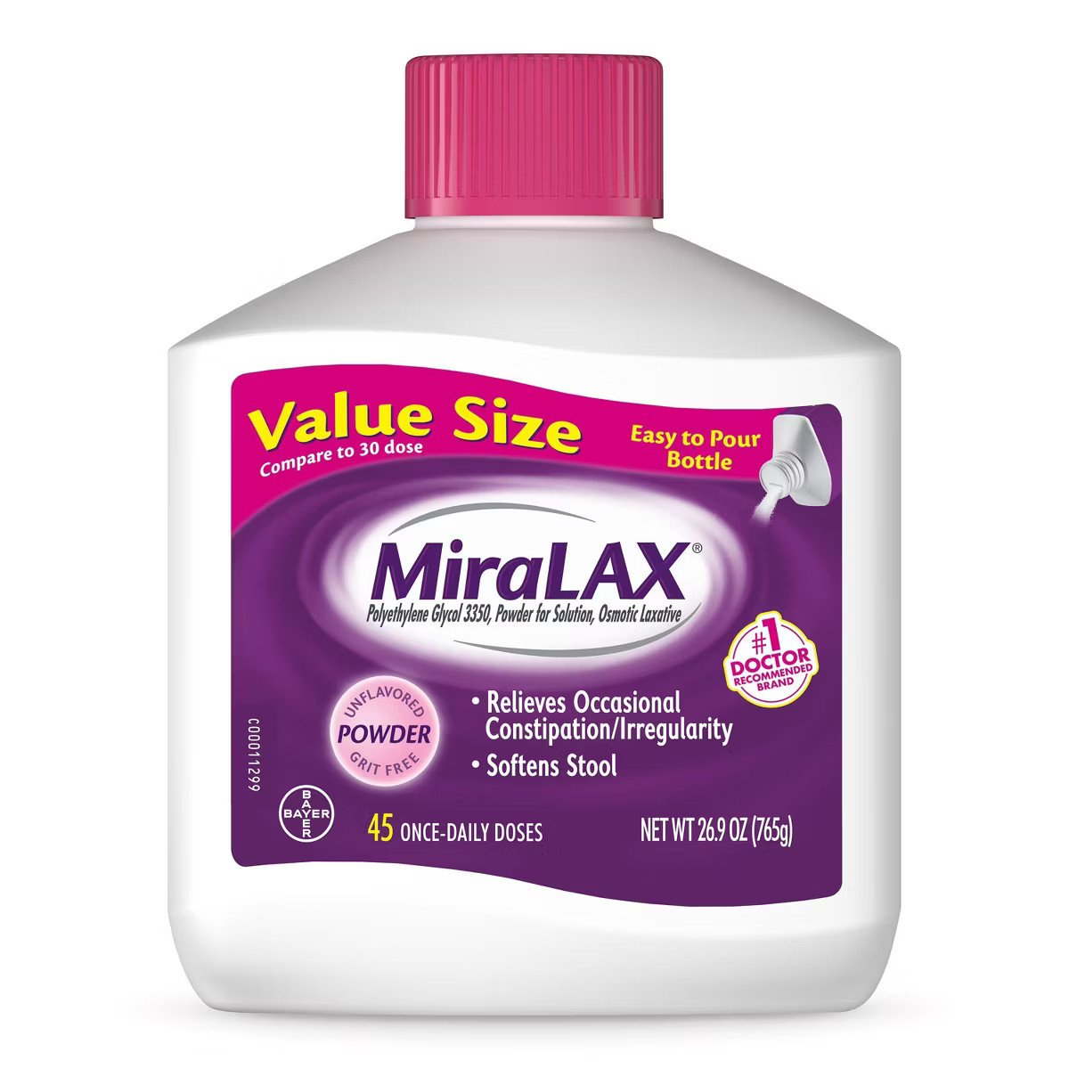 Miralax Gentle Constipation Relief without Harsh Side Effects Osmotic Laxative Powder | Target