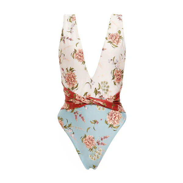 Ellis Bloma One Piece, Multicolor | The Avenue