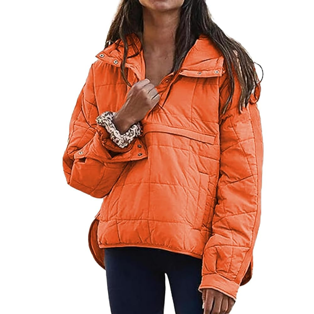 Bengbobar Women's Quilted Pullover Puffer Jacket Oversized Lightweight Hoodie Warm Winter Coats O... | Amazon (US)