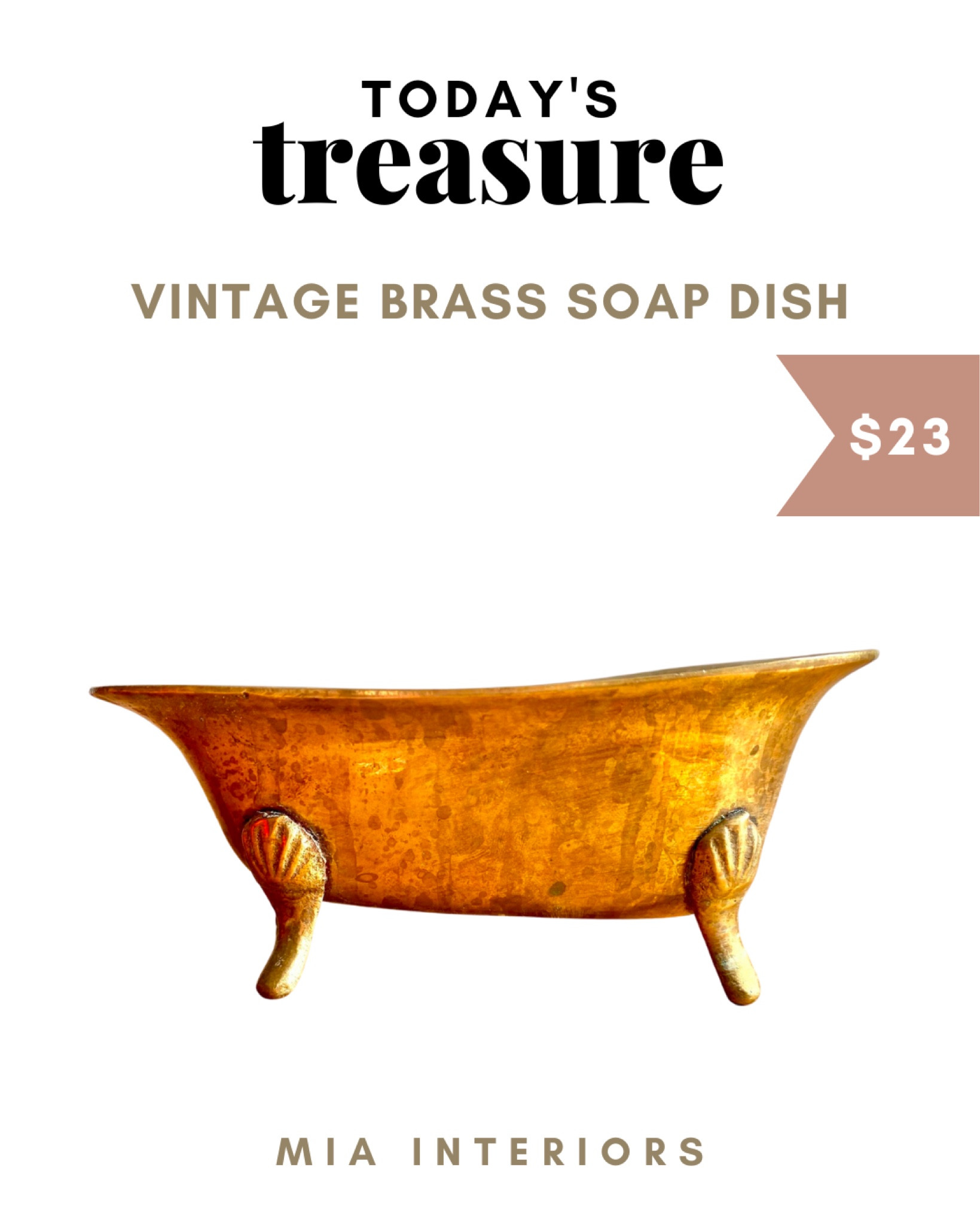 Todays treasure!

#brassdecor #bathroomdecor #brasssoapdish #brasstub #thrifting #vintagedecor #etsy #thrifting

#LTKhome #LTKstyletip #LTKSeasonal
