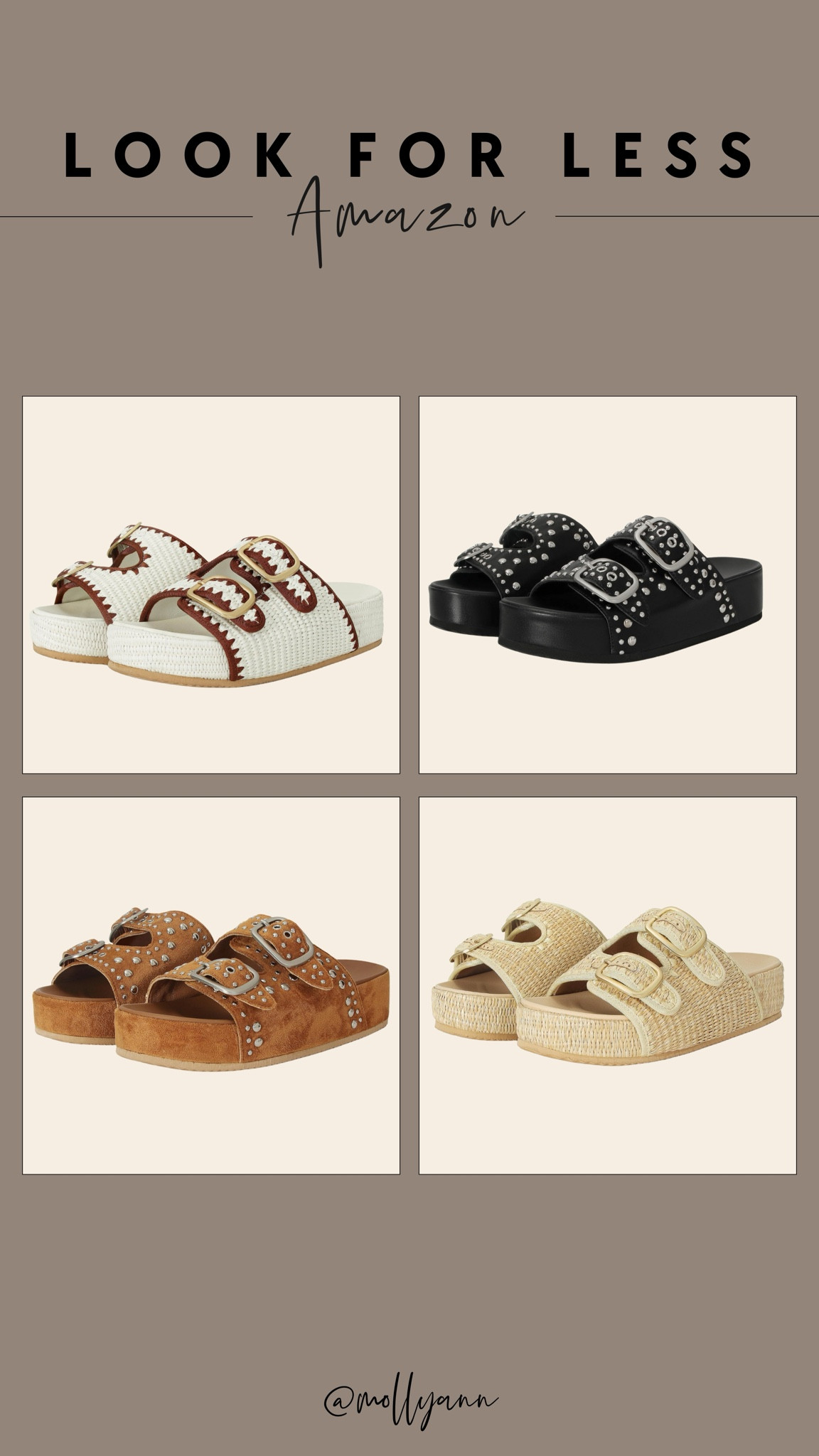 The cutest LOOK FOR LESS sandals - Amazon find!  👡 

#LTKOver40 #LTKStyleTip #LTKShoeCrush