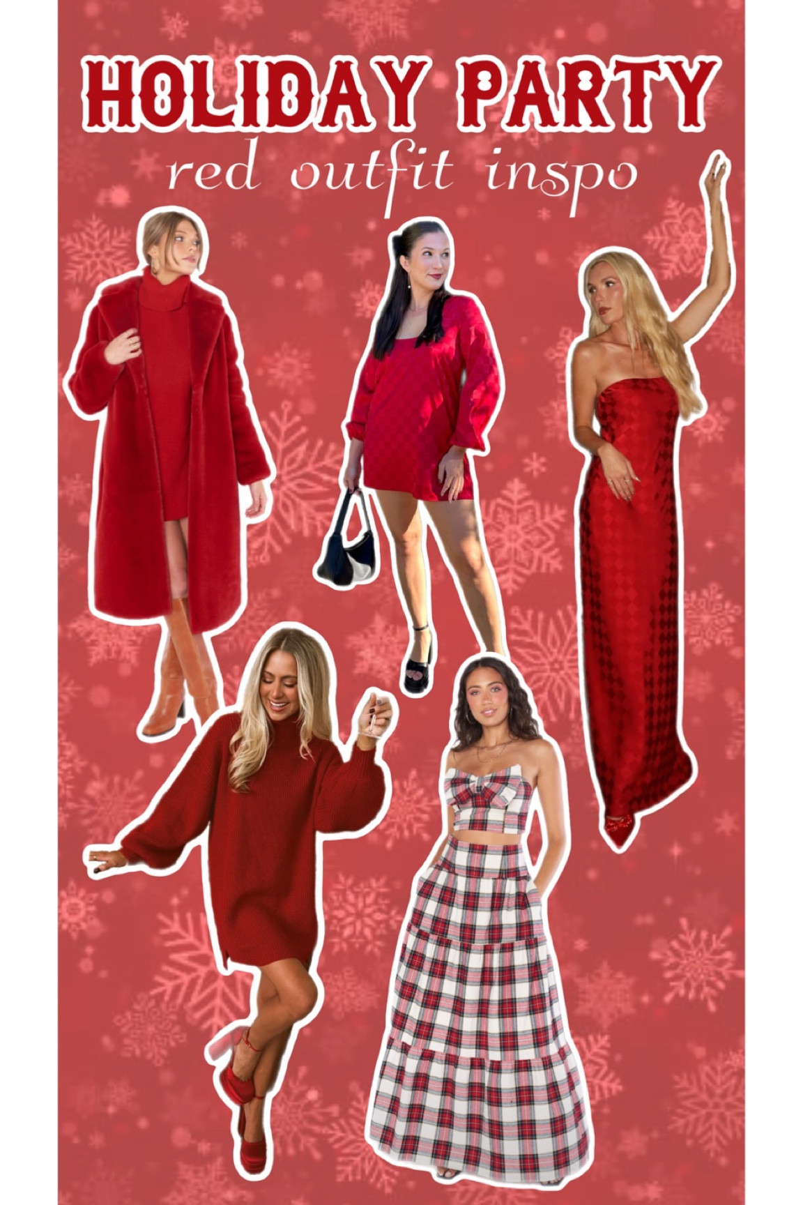 Red holiday outfit inspo for holiday parties!

#LTKstyletip #LTKSeasonal #LTKHoliday