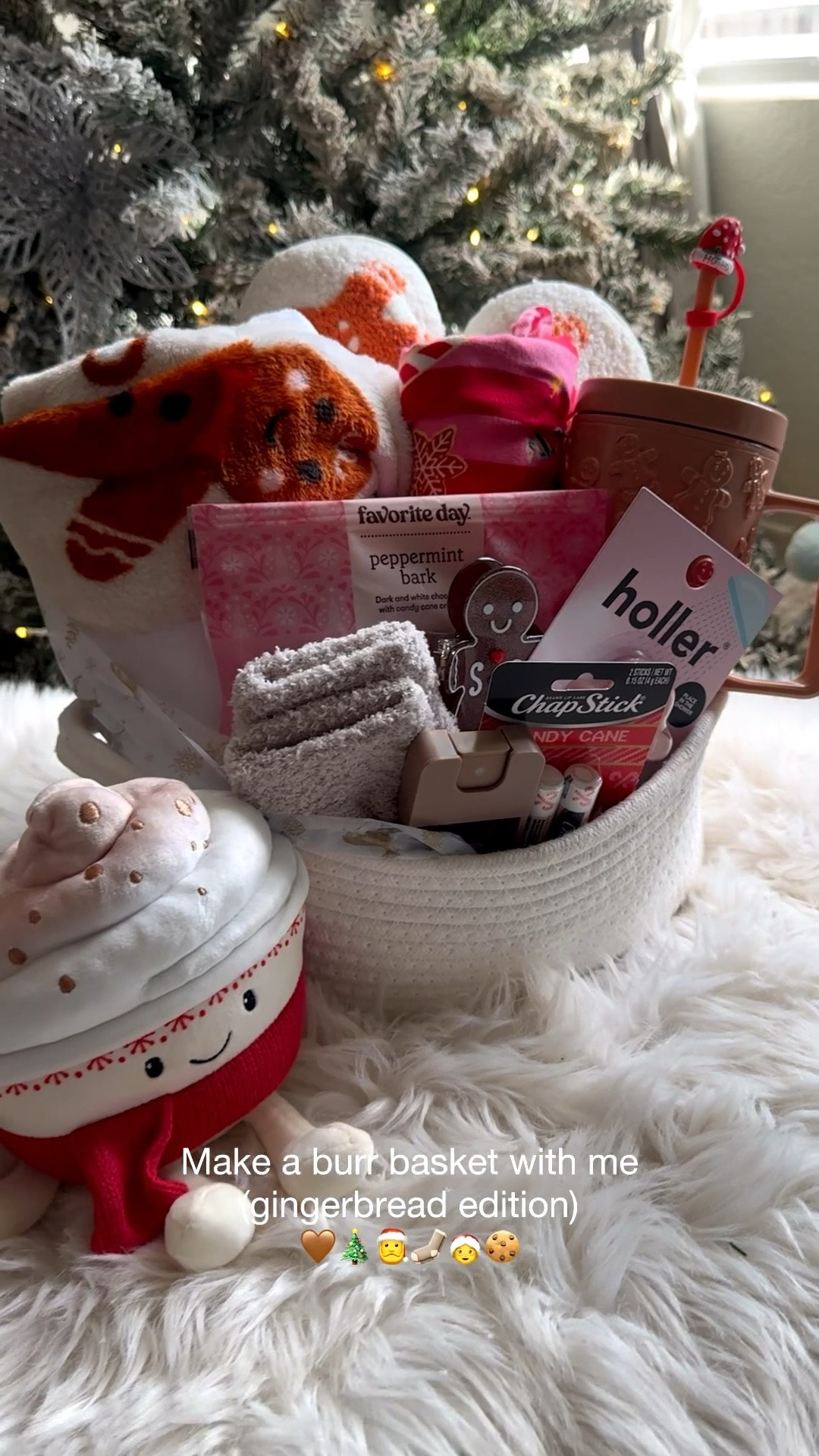 Coziest holiday idea ever 🎁🤎 I put together this Gingerbread BRRR Basket filled with cozy socks, peppermint treats, self-care goodies, and cute gingerbread-themed finds. Such an easy and affordable holiday gift idea, teacher gift, or neighbor gift!

Linking everything I used + similar options to help you create your own ✨

Tap to shop the gingerbread aesthetic, cozy winter essentials, and Christmas gift basket favorites.
Happy gifting! ❄️🤍

#LTKHoliday #LTKGiftGuide #LTKSeasonal #LTKHome #LTKFinds #LTKUnder50 #LTKCozy #LTKMoms #LTKFamily #LTKHolidayGifts #LTKWinter #GingerbreadAesthetic #HolidayGiftIdeas #CozyGiftBasket #ChristmasGiftBasket #BRRRBasket #HolidayInspo #GiftBasketIdeas #FestiveFinds #CozySeason #HolidayHomeDecor #WinterFavorites #MomLifeFinds #LTKDeals #LTKHolidayHome

#LTKFindsUnder50 #LTKHoliday #LTKGiftGuide
