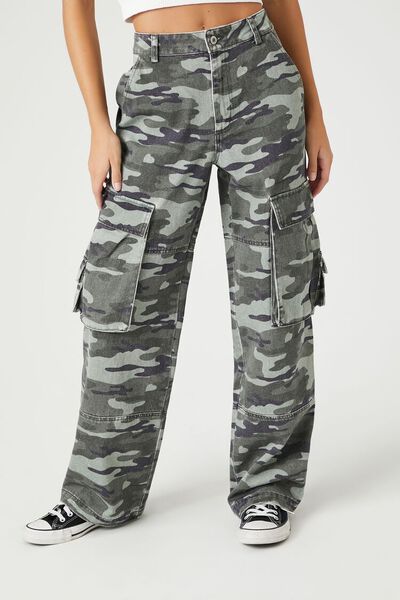 Camo Print Cargo Pants | Forever 21 (US)