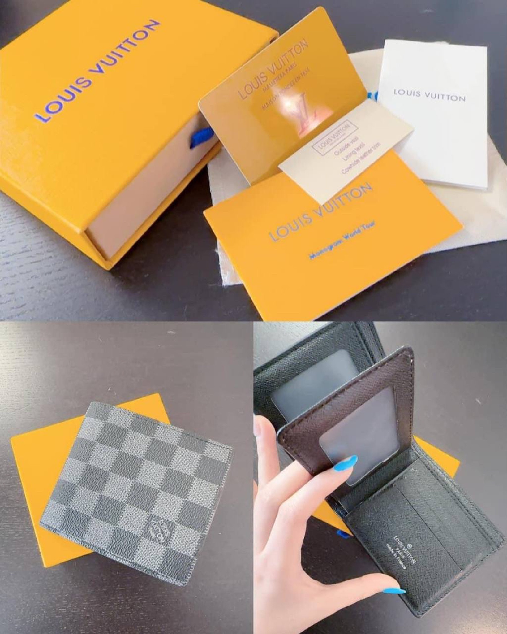 How to spot a fake Louis Vuitton wallet #designer