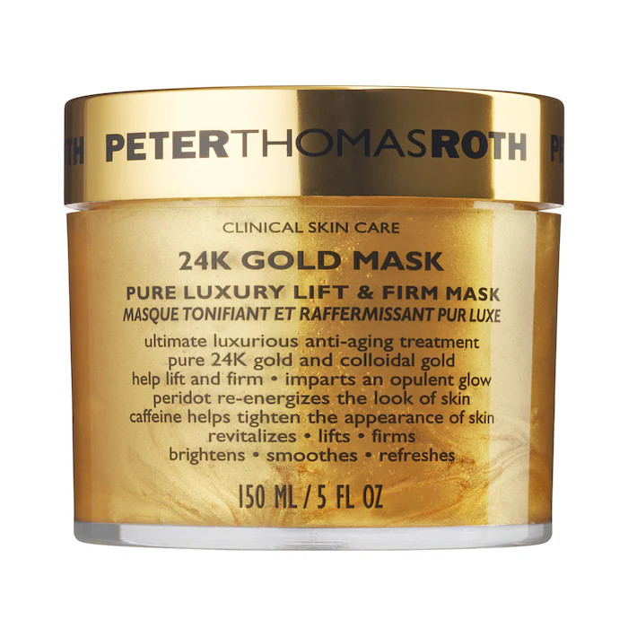 24K Gold Mask Pure Luxury Lift & Firm Mask | Sephora (CA)