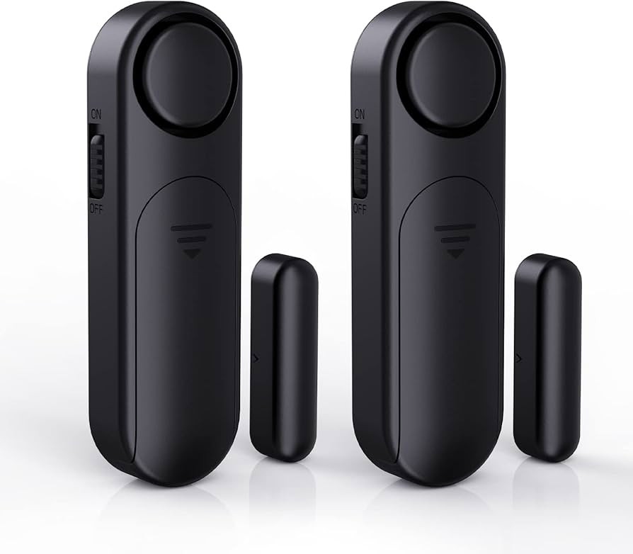Door Alarm When Opened (2 Pack), 120dB Door and Window Open Sensor for Home Security/Kid Safety/P... | Amazon (US)