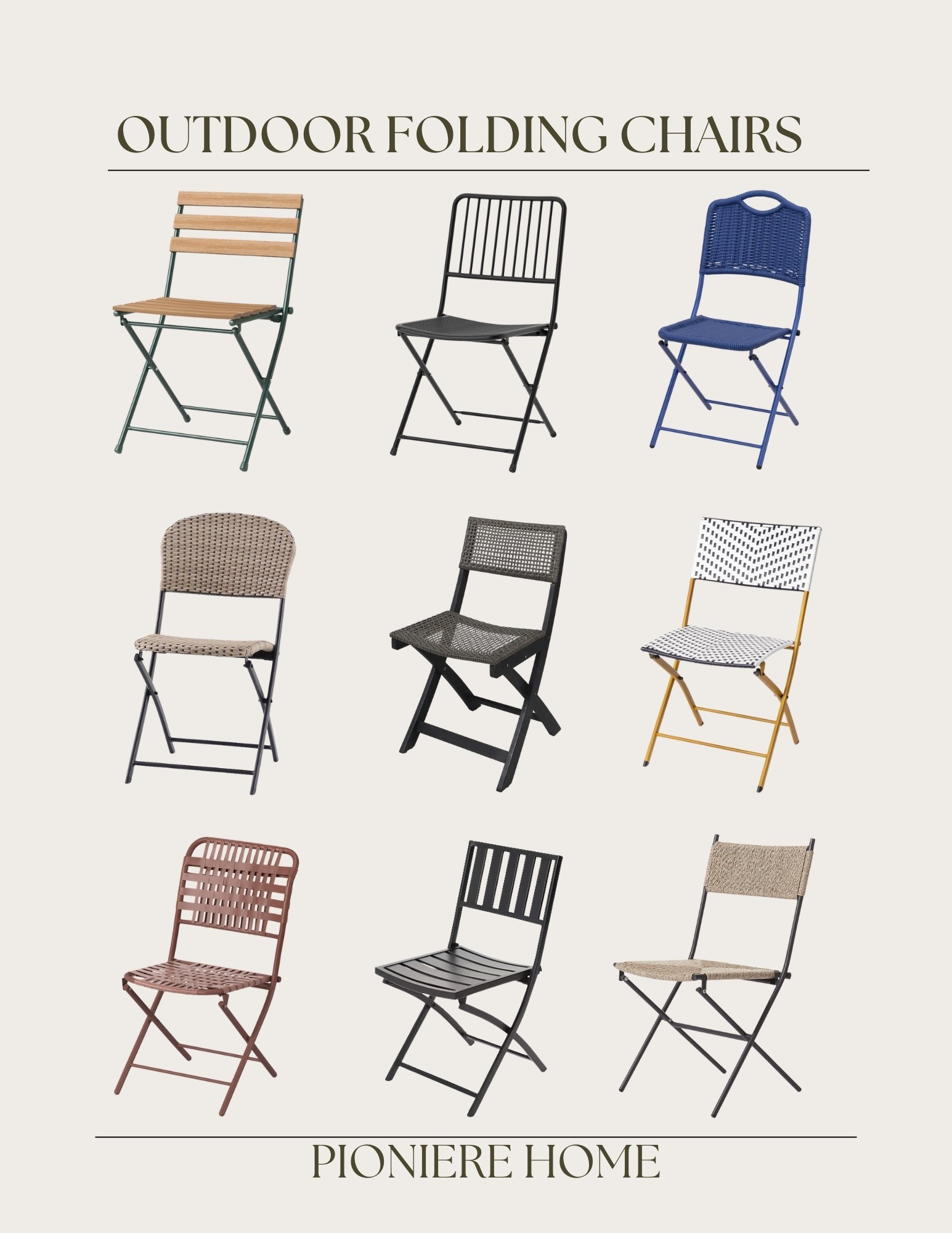 Outdoor folding chairs. Perfect chairs for entertaining. Outdoor dining chairs, wicker outdoor chairs. Spring patio refresh, target outdoor furniture, Wayfair, crate & barrel  

#LTKSeasonal #LTKHome #LTKSaleAlert