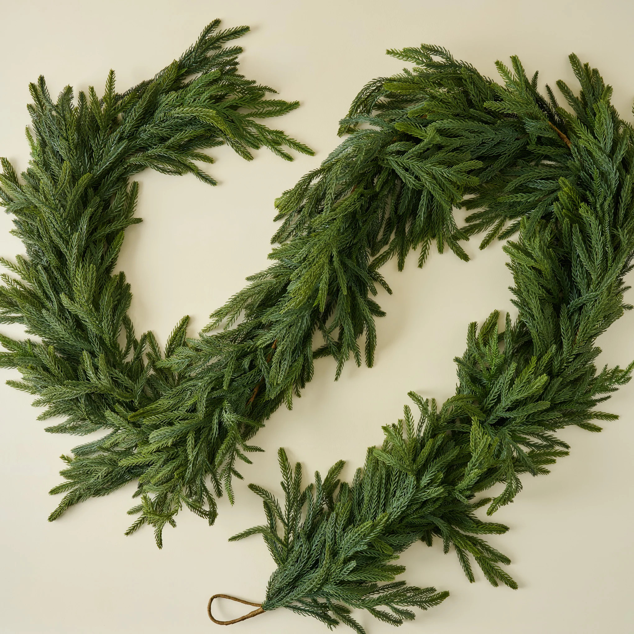 Real Touch Oversized Norfolk Pine Garland - 100" | Magnolia
