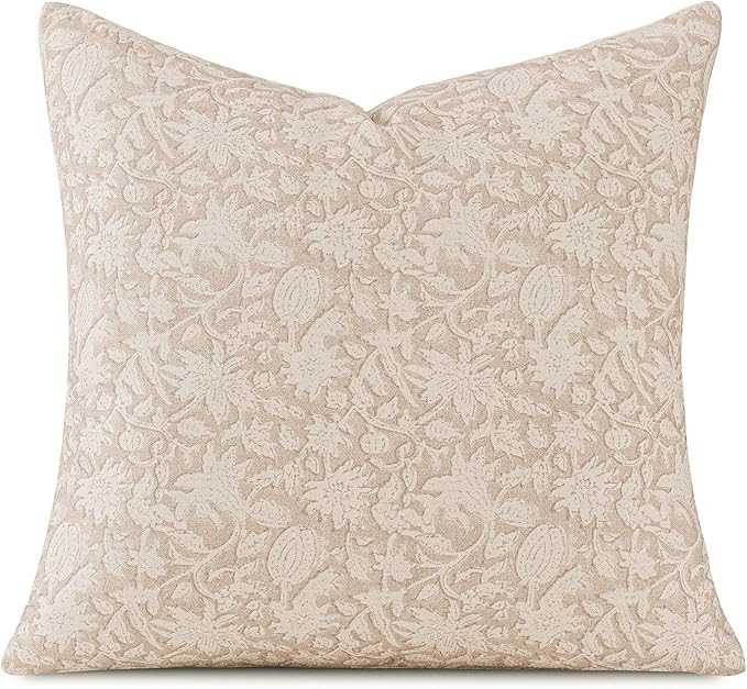 Floral Throw Pillow Covers 18x18 Couch Pillows for Living Room Decorative Accent Pillow Covers Bl... | Amazon (US)