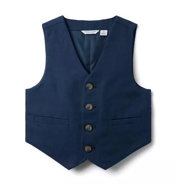 Linen-Cotton Vest | Janie and Jack