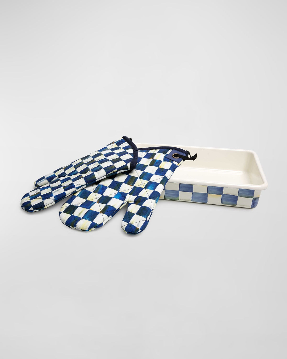 Royal Check Enamel Baking Set | Neiman Marcus