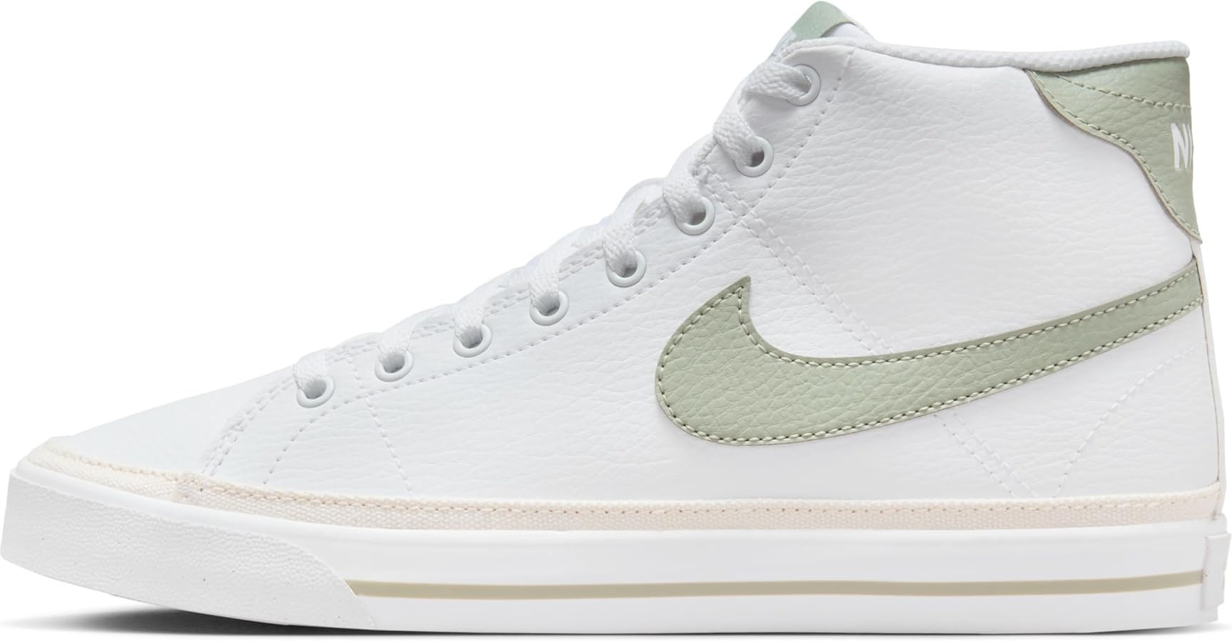 Nike Court Legacy Mid Next Nature Women's Shoes (FV6036-101, White/Phantom/Jade Horizon) | Amazon (US)