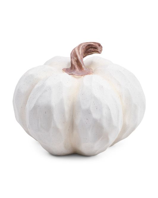 9.5in Resin Pumpkin | TJ Maxx